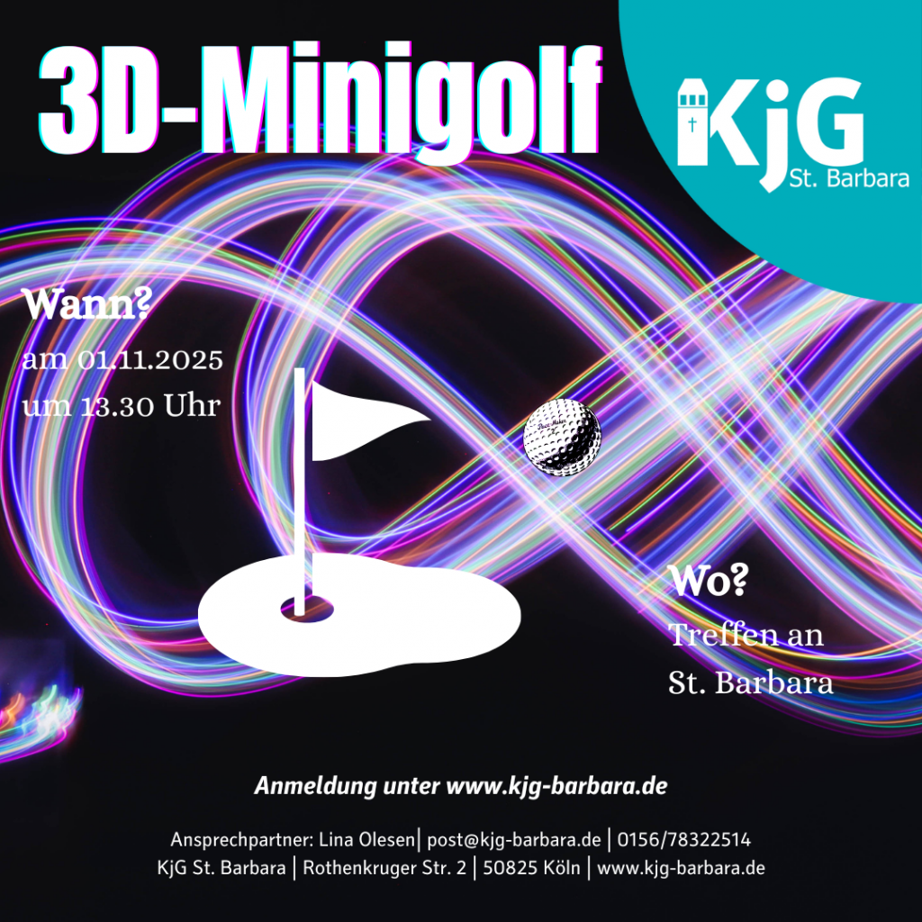 Schwarzlicht-Minigolf! ð‍♂ð¡