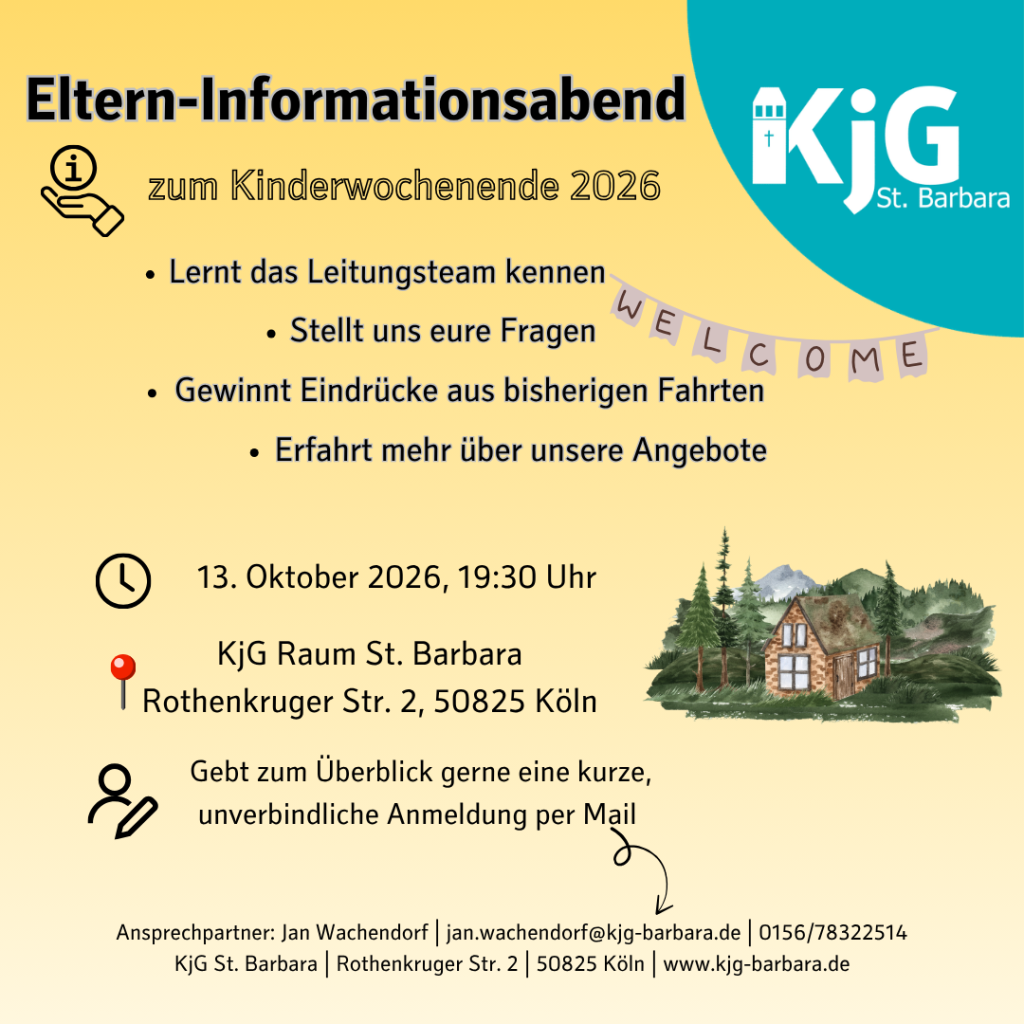 Kinderwochenende 2026 Kinderwochenende 2026